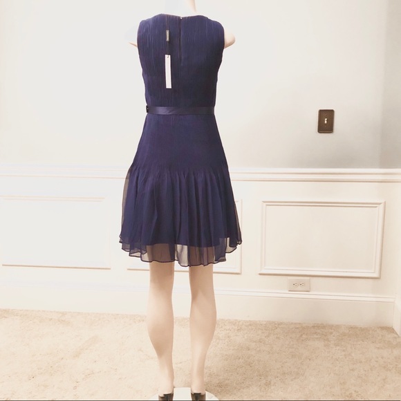 Elie Tahari Navy Blue Short Florence Dress NWT - Picture 3 of 8